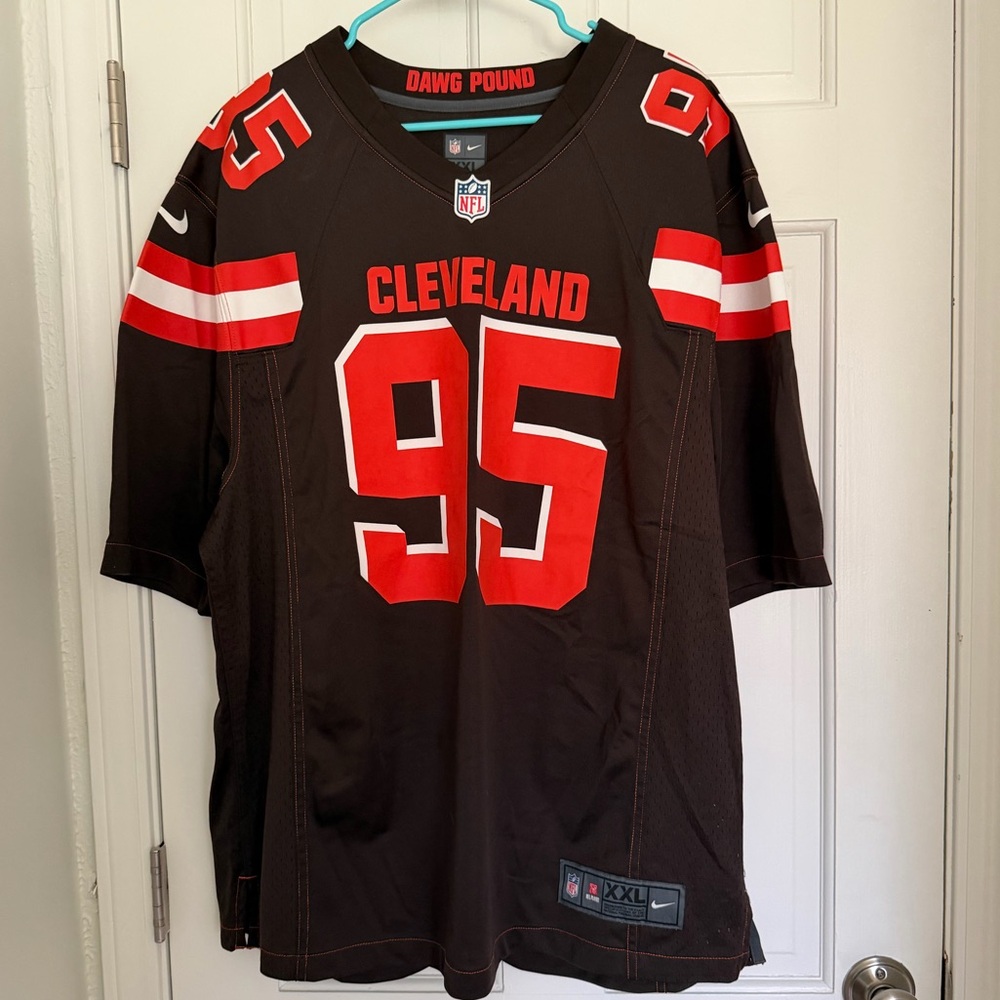 Nike NFL Myles Garrett #95 Cleveland Browns Game Jersey Men’s XXL Brown